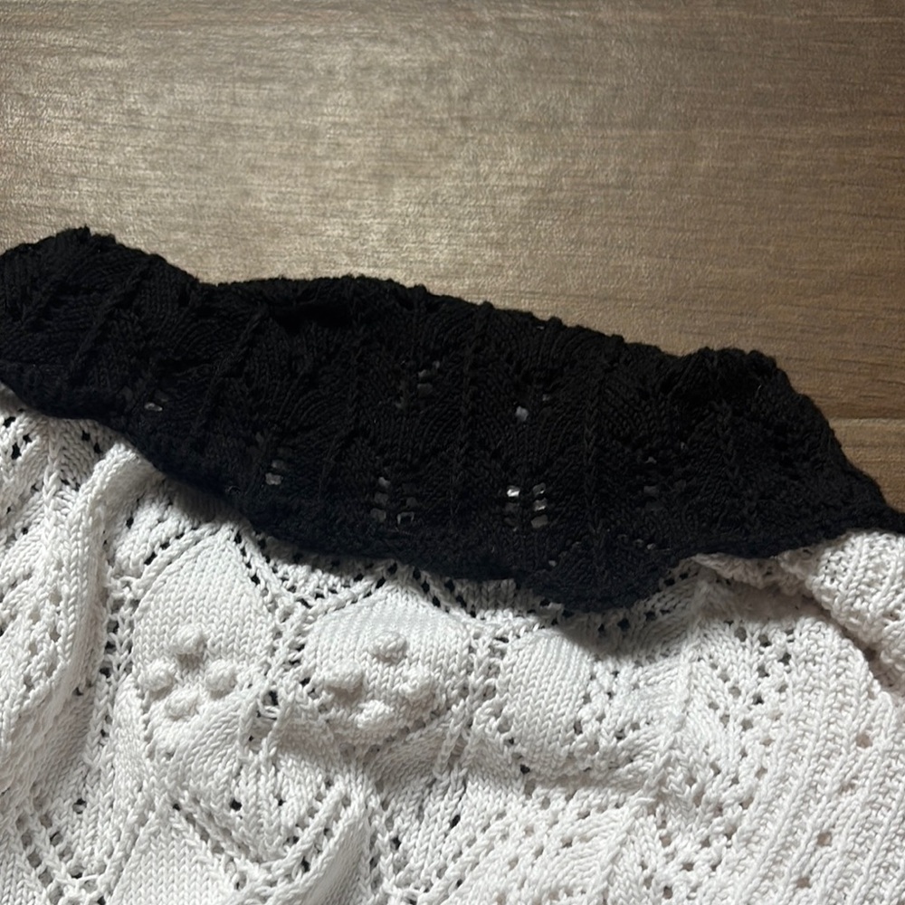 LOFT White Collared Sweater - Picture 9 of 10